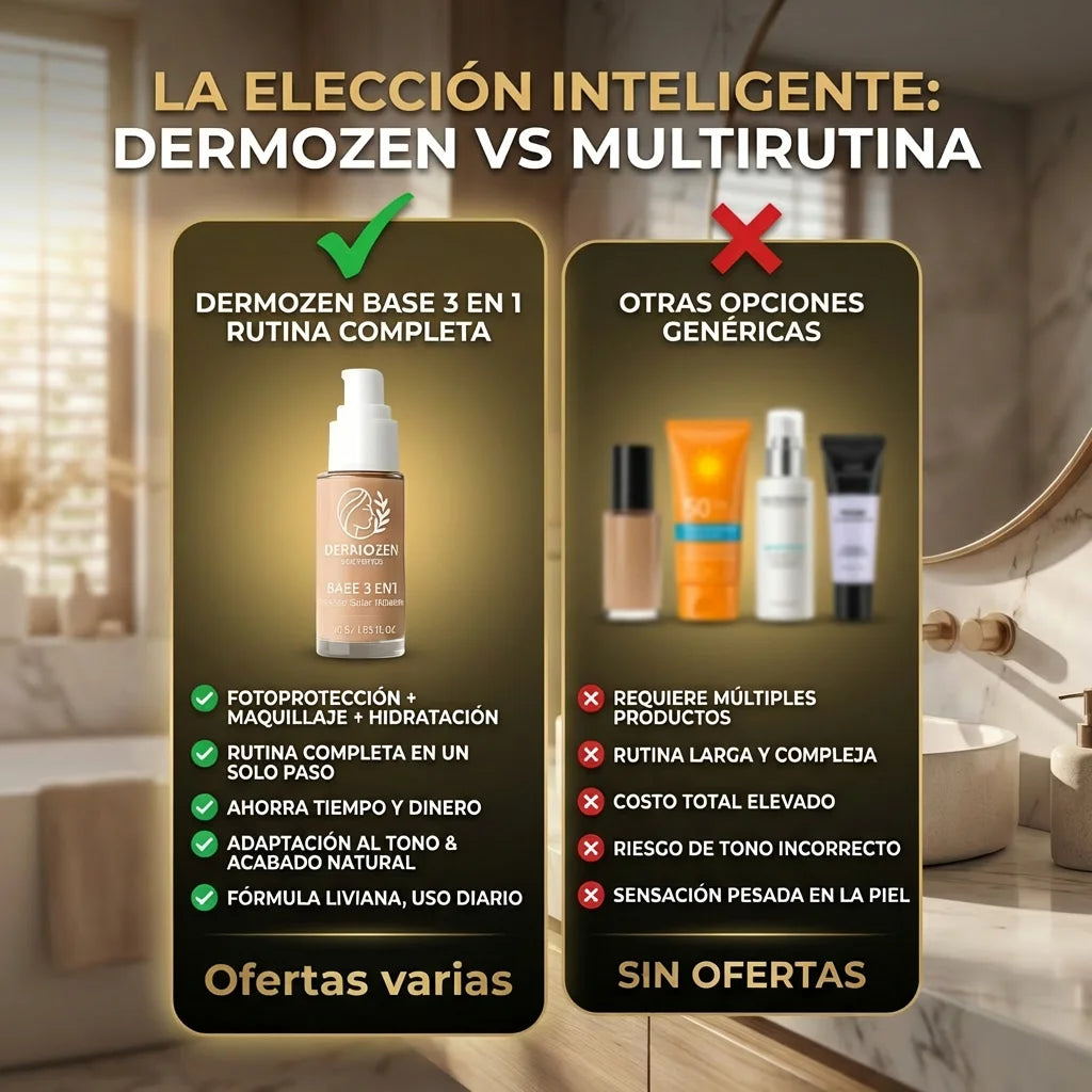 Base 3 en 1 - Rejuvenecé tu piel en segundos sin maquillaje pesado